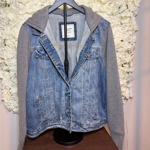 Abercrombie & Fitch Denim Jacket with Gray Accents